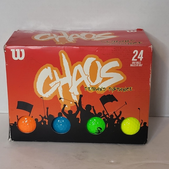 Wilson Other Wilson Chaos Golf Balls 24 Count Multicolored New